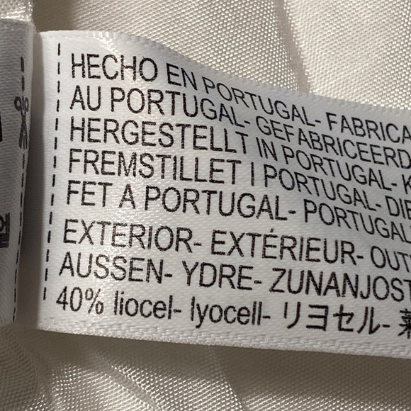 NWT. Massimo Dutti White Double-Breasted Blazer. Size 10. - Picture 10 of 12